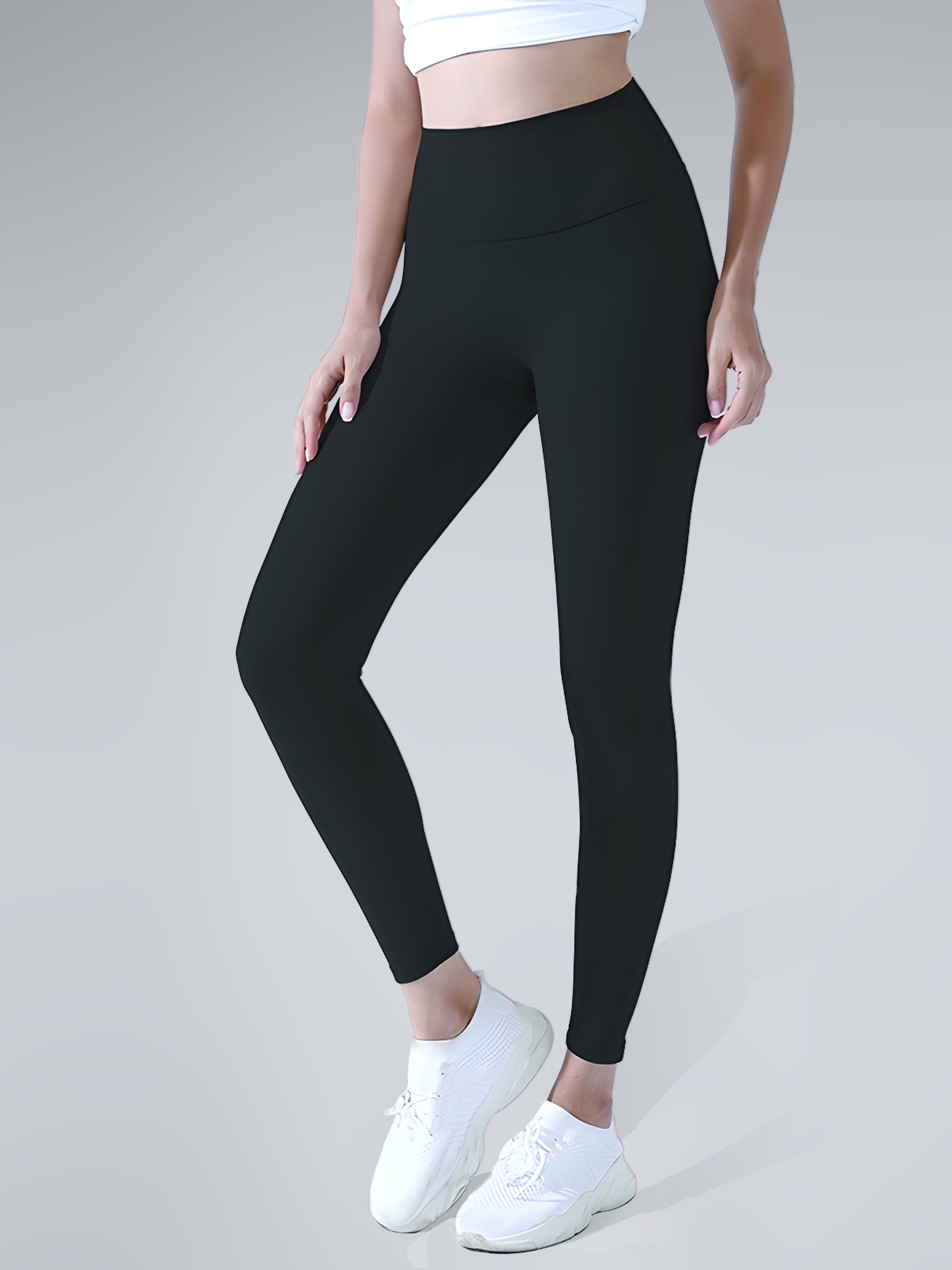 Ultra Seamless Leggings - Black: High-Waist, Stylish Activewear