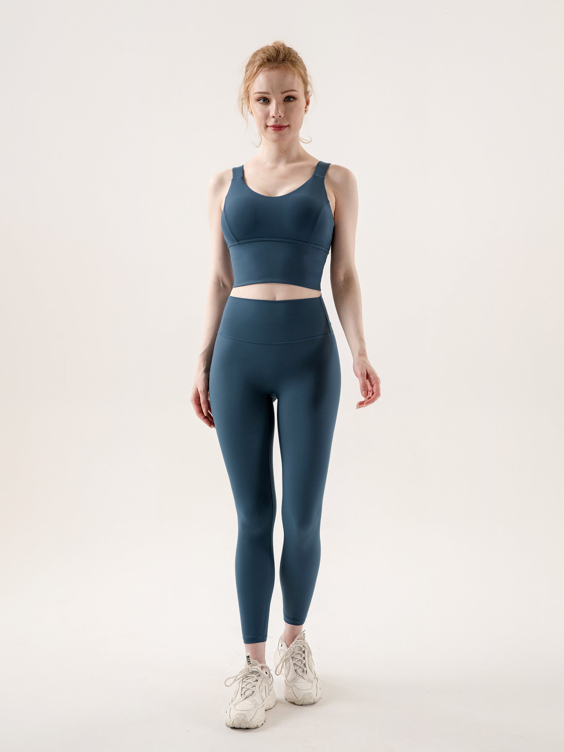 Vital 'n' Free Leggings - Slate Blue: Breathe Easy, Move Freely – Click  Holic Activewear