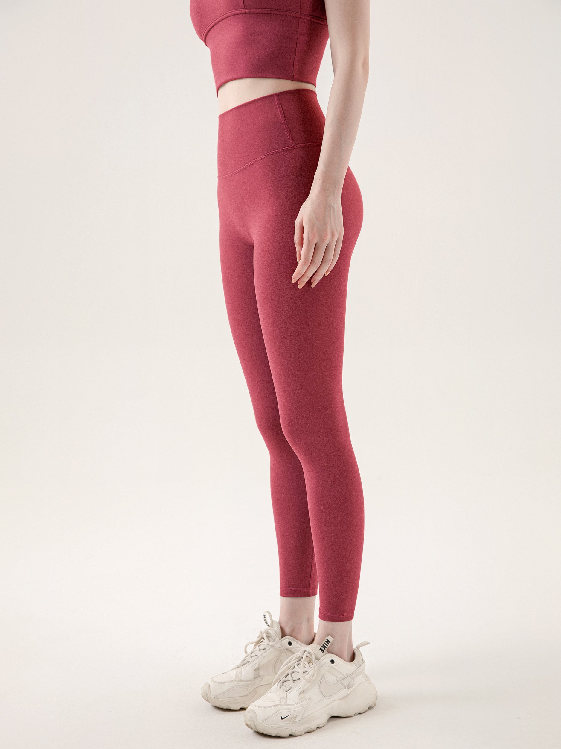 Vital 'n' Free Leggings - Red Wine: Breathe Easy, Move Freely – Click Holic  Activewear