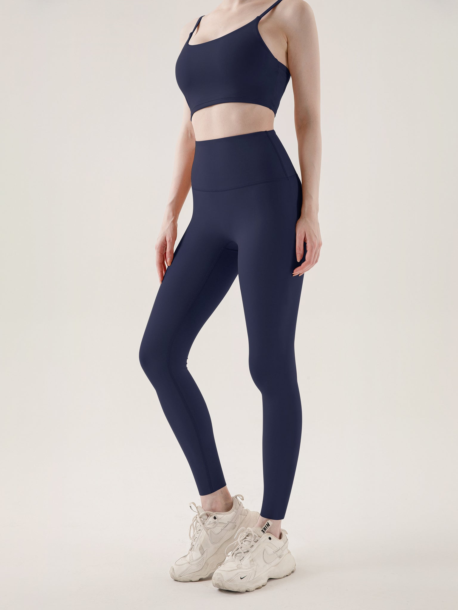 Ultra Seamless Leggings - Dark Blue: High-Waist, Stylish Activewear – Click  Holic Activewear