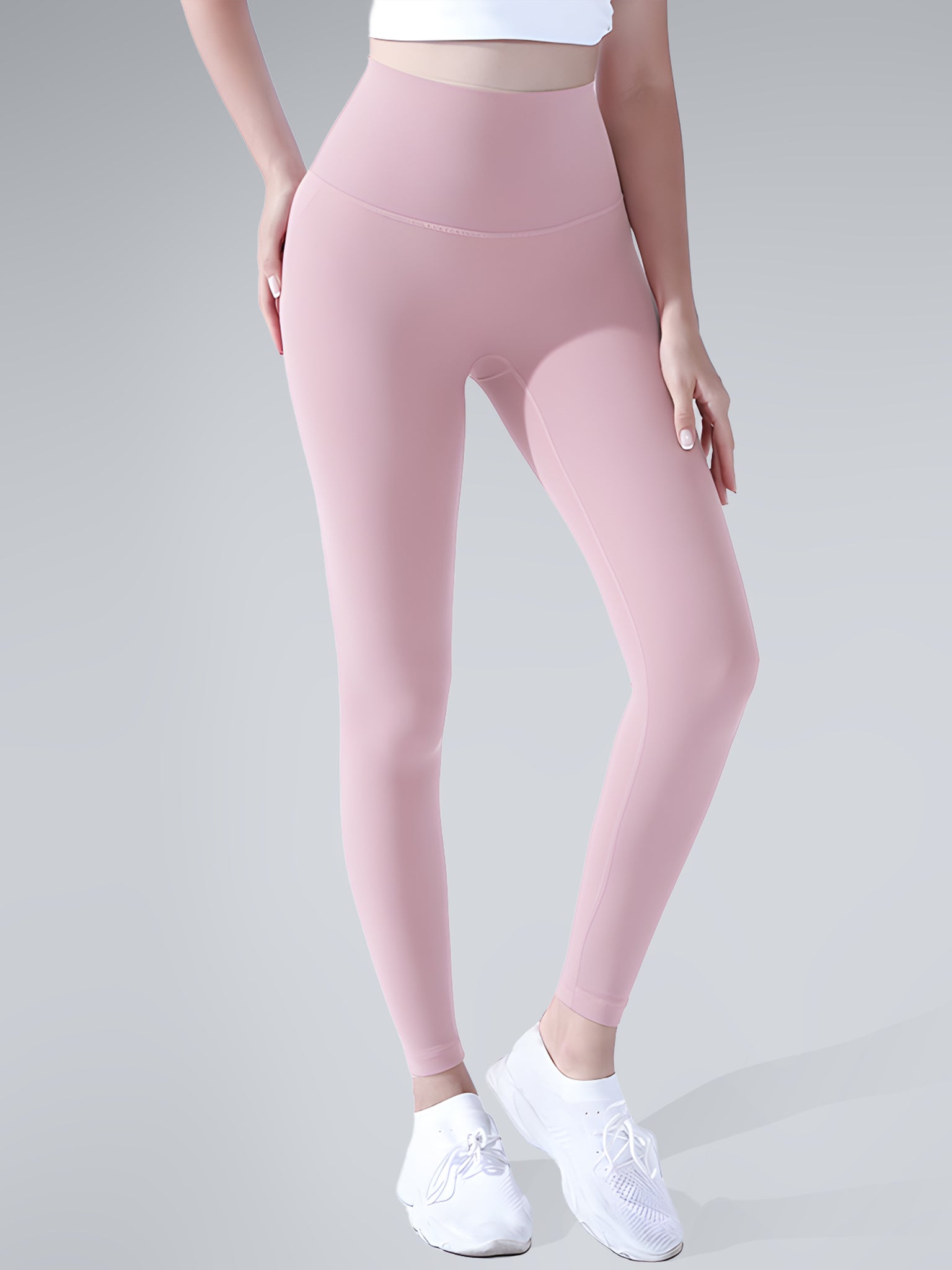Ultra Seamless Leggings - Pink: High-Waist, Stylish Activewear